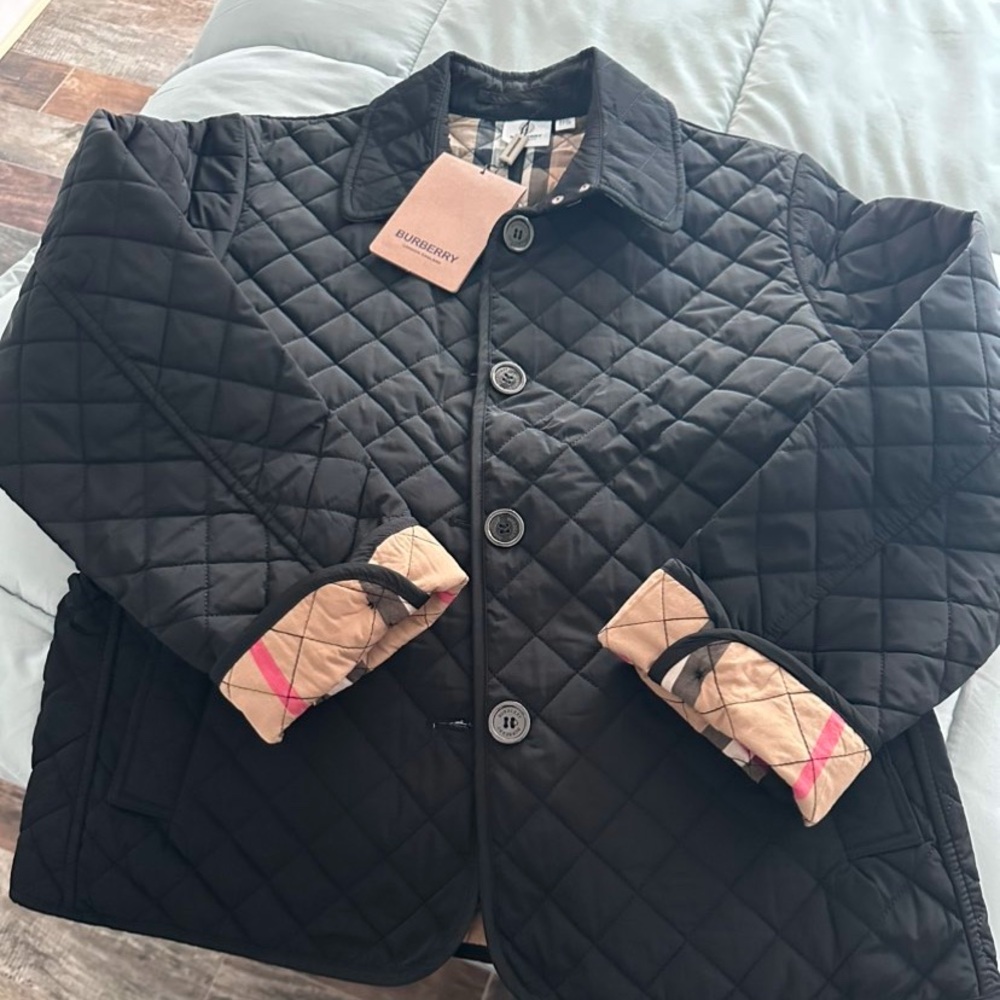 Burberry Black Quilted Jacket